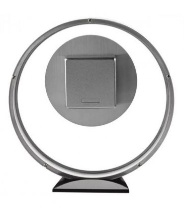 Widdop Round Silver Mantel Clock W2937S