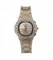 NY LONDON GENTS BLING WATCH PI-7644 GOLD