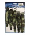 Leather Camo Green Military Watch Straps Pk5 18mm 1007GRN