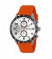 Henley Mens Large Polished Sports Silicone Watch Orange H02225.8