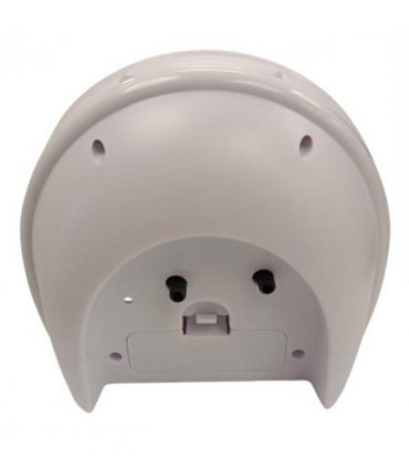Acctim Jefferson Silent Sweep, Crescendo and Light features Bedside Alarm Clock in White - 16482