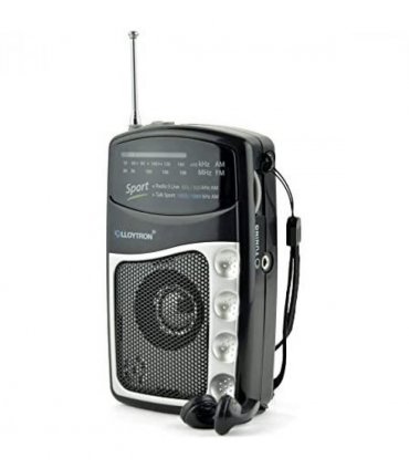 Lloytron 2 Band Personal Sports Radio with Earphones- N2201BK