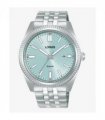 Lorus Mens Sports Date 42mm Light Blue Sunray Dial With Stainless Steel Bracelet Watch