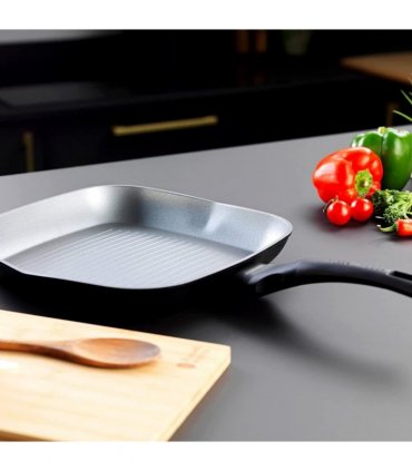 Russell Hobbs Crystaltech Graphite Non-Stick Griddle Pan- 28 cm