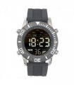 Henley Mens Digital Black Dial Rubber Strap Watch Grey HDG037.13