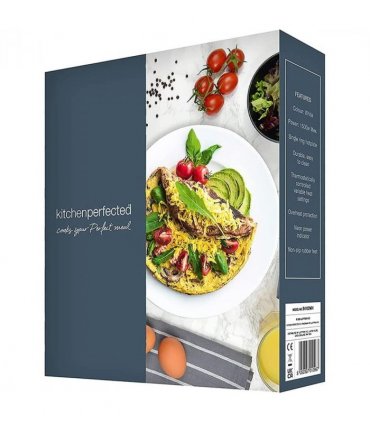 KitchenPerfected 1500W Stainless Steel Single Hotplate