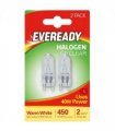 Eveready S819 Halogen Bulb G9 Capsule 450lm 40W Warm White (Pack of 10)