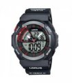 Lorus Mens Sports Chronograph Analog/Digital Black Rubber Strap Watch R2321MX9 BRAND NEW BUT NEEDS BATTERY