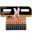 Duracell Plus MN2400+ AAA Alkaline Batteries 10 Per Card
