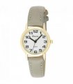 Ravel Ladies Basic White Dial Grey Leather Strap Watch R0105.43.2A