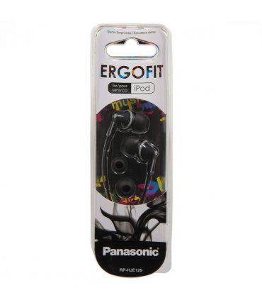 Panasonic Ergofit Earphones RP-HJE125E-B - Black