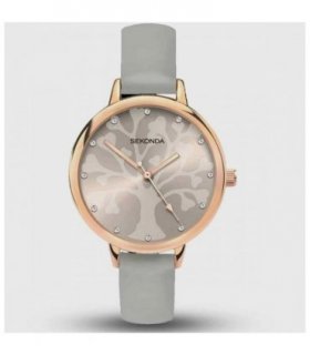 Sekonda Ladies Classic Rose Gold Plated Tree Of Life Watch