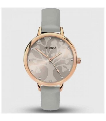 Sekonda Ladies Classic Rose Gold Plated Tree Of Life Watch