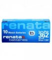 RENATA SP 362 Watch Batteries Pack Of 10