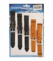 R001S-16B 20MM 5PK LEATHER WATCH STRAPS