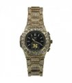 NY LONDON GENTS BLING WATCH PI-7644 GUN-GOLD