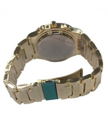 NY LONDON GENTS BLING WATCH PI-7644 GUN-GOLD