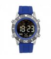 Henley Mens Digital Black Dial Rubber Strap Watch Blue HDG037.6