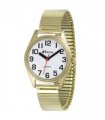 Ravel Ladies Classic Super Bold Easy Read Gilt Expander Bracelet Watch R0225.02.2