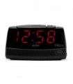 Acctim Wade 1.2" Red LED Smart USB Connector Digital Black Alarm Clock 16553