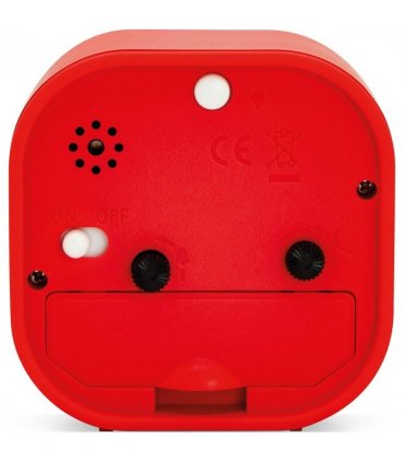 Acctim Robyn Mini Bedside Red Alarm Clock 16304