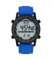 Henley Mens Digital Black Dial Rubber Strap Watch Blue HDG038.6