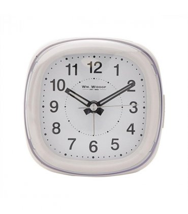 Wm Widdop Alarm Clock Dome Lens Sweep Snooze Light - White