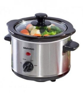 Daewoo Stainless Steel Slow Cooker 1.5L - SDA1363