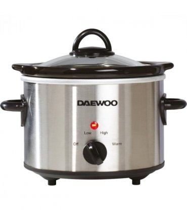 Daewoo Stainless Steel Slow Cooker 1.5L - SDA1363