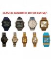 Clasico Mens & Ladies Assorted Fashion 10 Watches Model & Colour's Varied UNBOXED