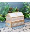 Raised Garden Flower Bed Kit with Greenhouse