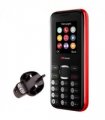 TTfone TT150 Unlocked Basic Mobile Phone UK Sim Free, Long Battery Life, Dual Sim with camera and games, easy to use, durable and light weight pay as you go - Red with Mains Charger and Vodafone Sim Card