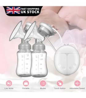 Automatic Double Electric Breast Pump + Lid & Nipple Kit | Efficient Breastfeeding Pump