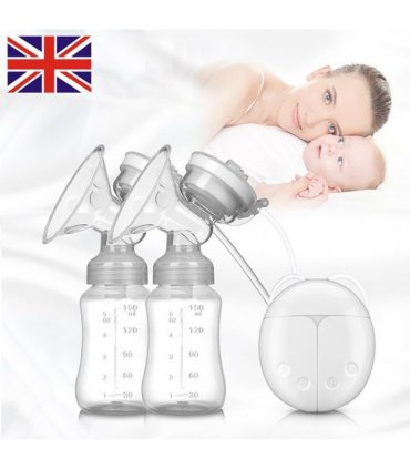 Automatic Double Electric Breast Pump + Lid & Nipple Kit | Efficient Breastfeeding Pump
