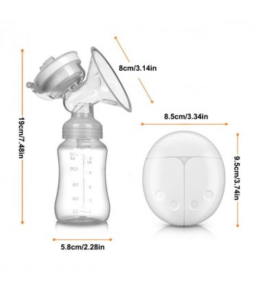 Automatic Double Electric Breast Pump + Lid & Nipple Kit | Efficient Breastfeeding Pump
