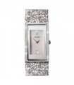 Sekonda Seksy Ladies Bling Rectangular Silver Dial & silver stone Stainless Steel Bracelet Strap Watch