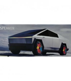 WSTER Wireless Bluetooth 15w Tesla Model Car Speaker with TF/USB/FM