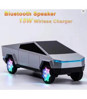 WSTER Wireless Bluetooth 15w Tesla Model Car Speaker with TF/USB/FM
