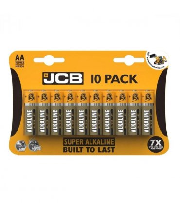 JCB AA Super alkaline 10 Per Card - Box of 10