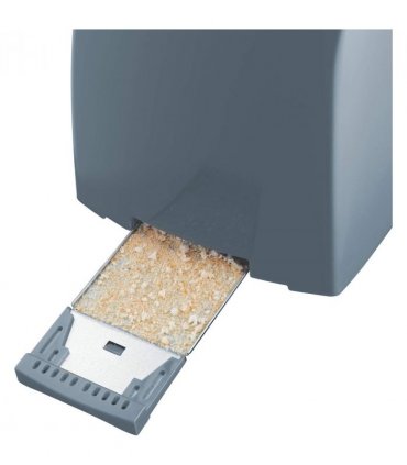 Russell Hobbs Textures 2-Slice Toaster 850 W, Grey 21644