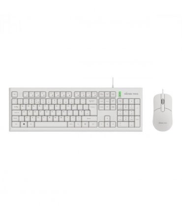 Panther Force Wired Keyboard & Mouse Set - White PF290