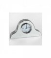 Hestia Glass Mirror Napoleon Mantel Clock