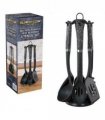 Blackmoor 6 piece Utensil Set - Black