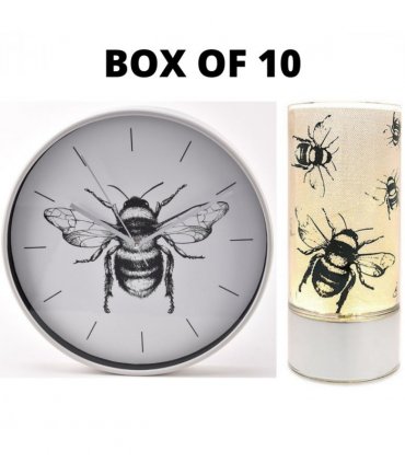 Widdop BUMBLEBEE WALL CLOCK /LED LIGHT UP TUBE 20CM