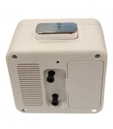 Acctim Parker Non-Ticking Sweep Loud Bell Alarm Clock in White - 16462