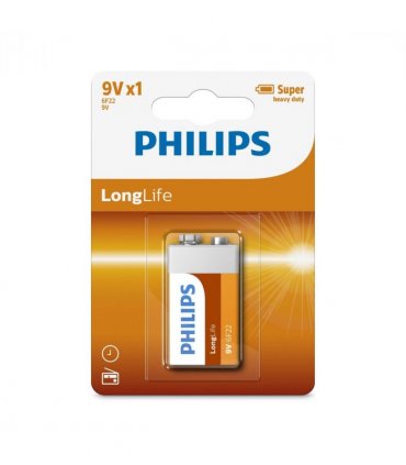 Philips Extra Zinc Chloride PP3 9v Battery box of 12