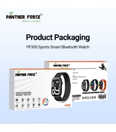 Panther Force Stylish AMOLED Display Smart Watch