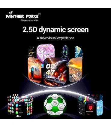Panther Force Stylish AMOLED Display Smart Watch