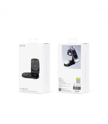 WYEFLUX 3-IN-1 Magnetic Wireless Fast Charging Station