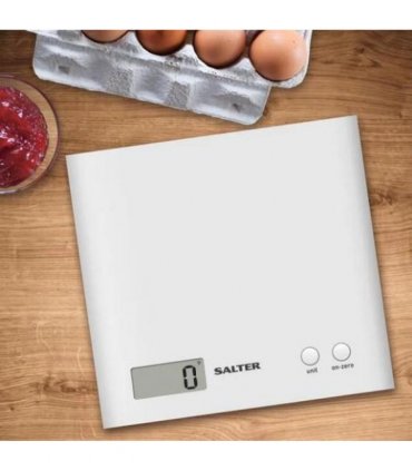 Salter Arc Scale White Electronic Food Scale 3Kg